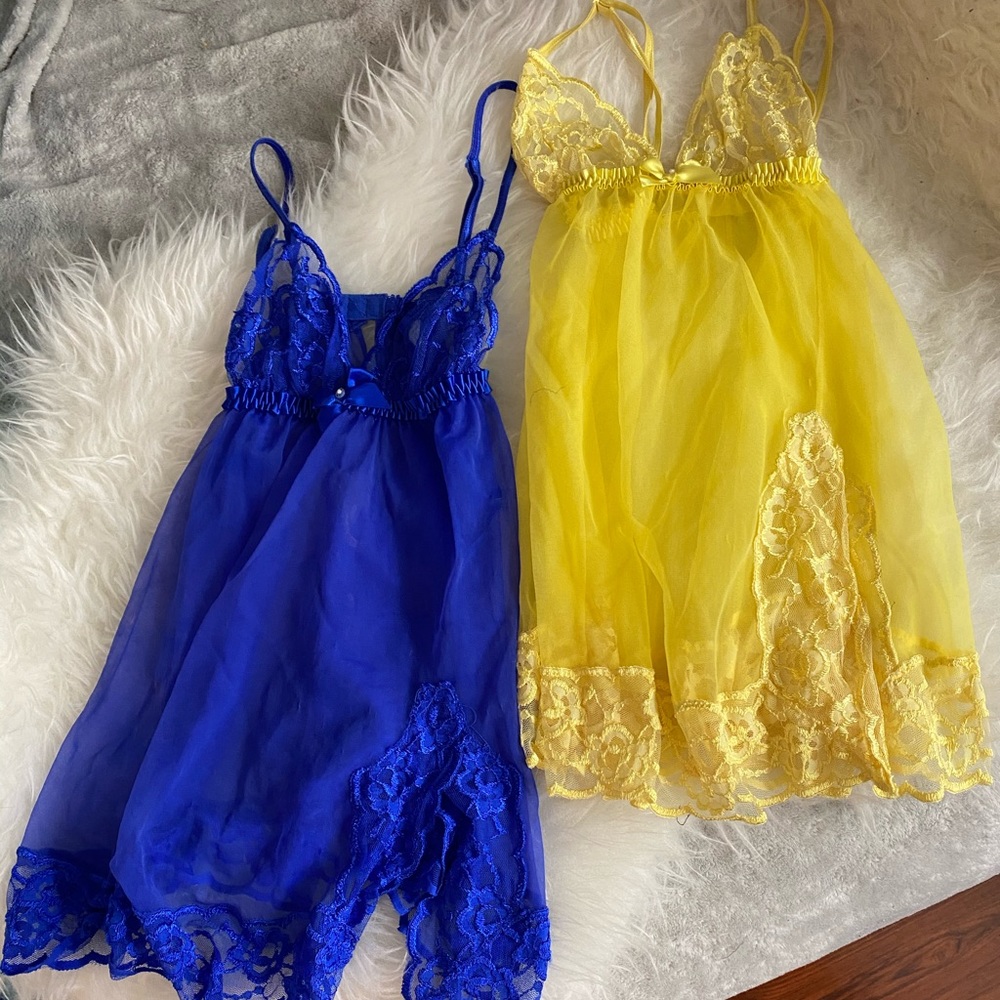 SOLD TOGETHER  lingerie ^ two piece sold as is